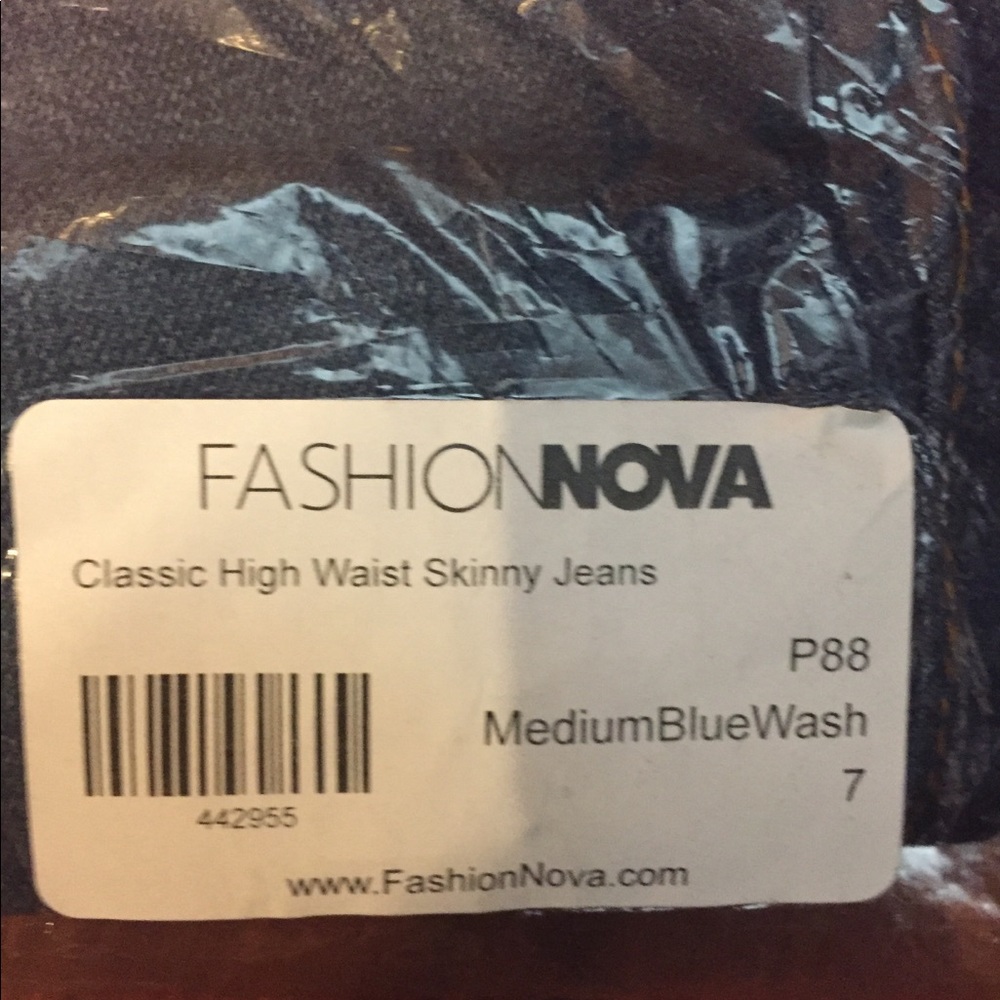 Fashion nova classic high waist jeans